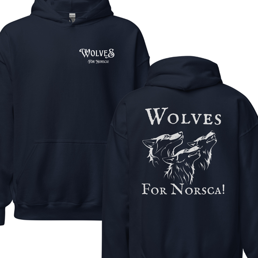 Wolves Hoodie Back Print