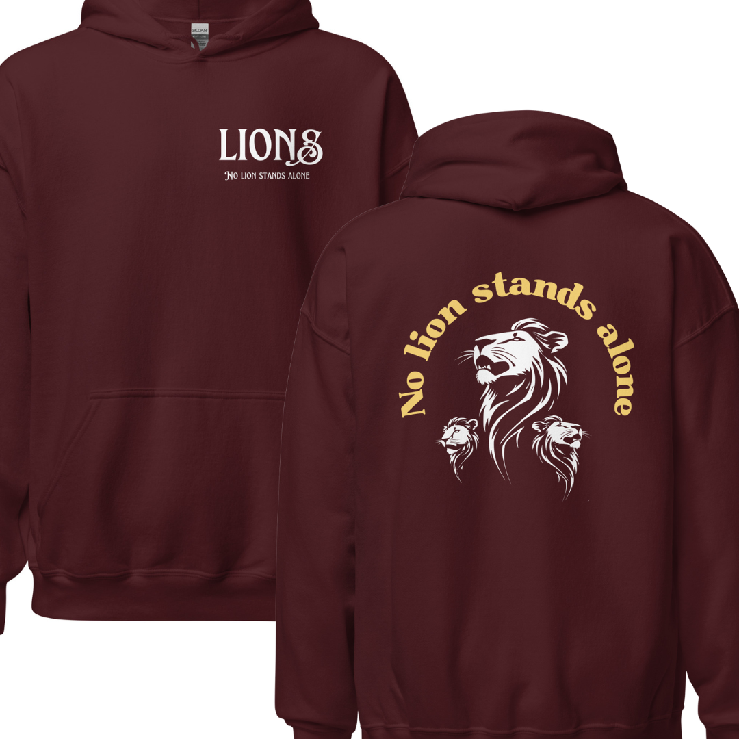 Lions Hoodie Back Print