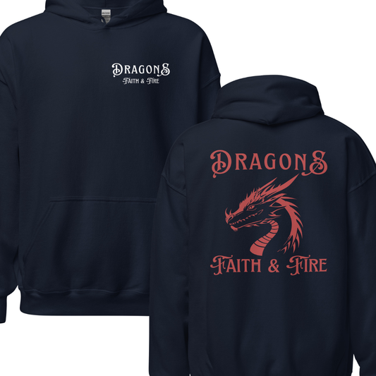 Dragons Hoodie Back Print