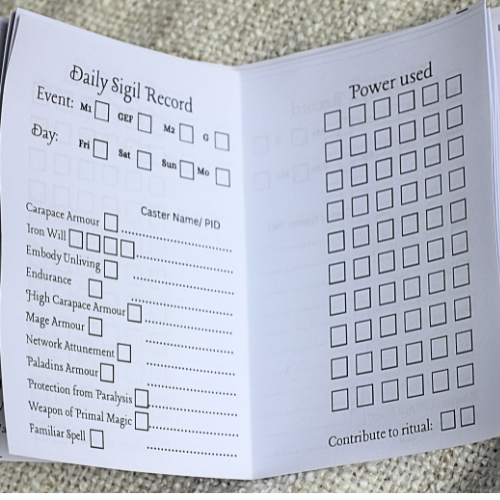 Spell & Sigil Tracker