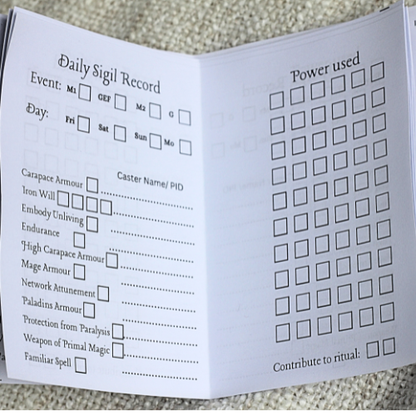 Spell & Sigil Tracker